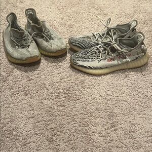 Yeezy Boost 350 V2 Zebra - and a pair of Ice Blue Yeezy